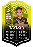 A4 FIFA CARD - PERSONALISED