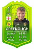 A4 FIFA CARD - PERSONALISED