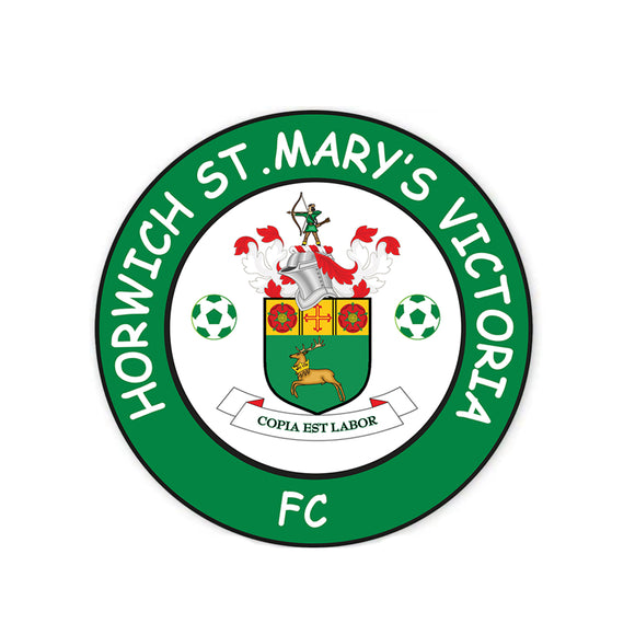 HORWICH ST MARY'S VICTORIA F.C. MOUSE PAD/MAT (20cm diameter; 5mm thick)