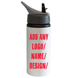 ALUMINIUM HANDLED WATER BOTTLE 650ml - ANY LOGO/NAME/DESIGN