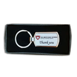 PERSONALISED KEY RING - TAG SHAPED