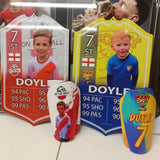 PERSONALISED SHIN PADS - 3 SIZES