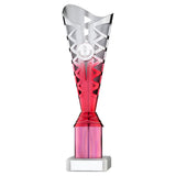 SILVER/PINK PLASTIC TITAN CUP ASSEMBLED ON MARBLE (1in CEN)