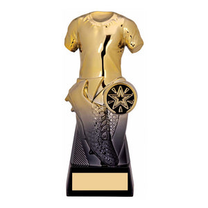 TEMPO FOOTBALL SHIRT AWARD GOLD/BLACK - 3 SIZES