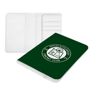 ASTLEY & TYLDESLEY C.C. PERSONALISED PASSPORT COVER