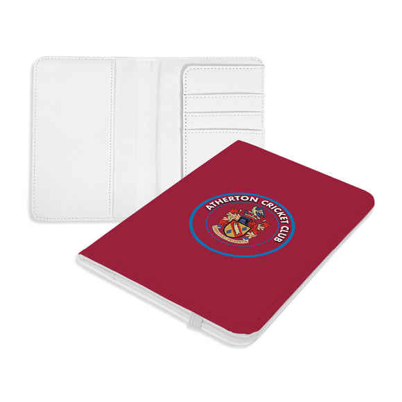 ATHERTON CRICKET CLUB PERSONALISED PASSPORT COVER