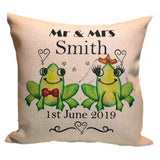 PERSONALISED LINEN GIFT CUSHIONS (40cm x 40cm)