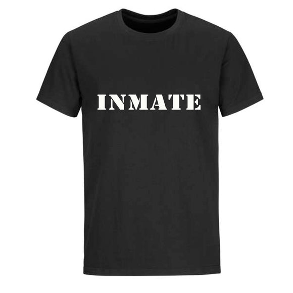 INMATE T-SHIRT (BLACK OR WHITE)