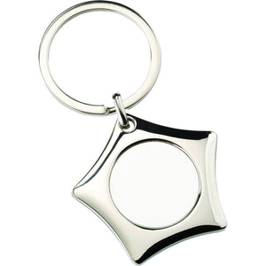 METAL STAR KEYRING