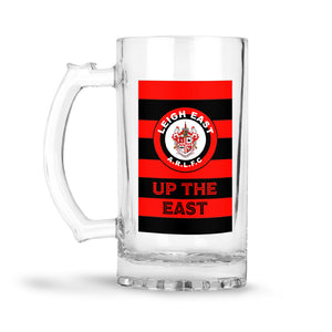 16oz LEIGH EAST ARLFC GLASS BEER STEIN (COLLECTION ONLY)