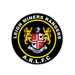 LEIGH MINERS RANGERS MOUSE PAD/MAT ACADEMY/SENIORS (20cm diameter; 5mm thick)
