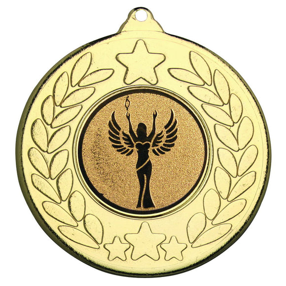 STARS AND WREATH MEDAL (1in CENTRE)