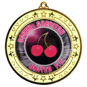 TRI STAR MEDAL (2in CENTRE)