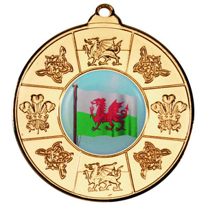 WALES MEDAL (1in CENTRE)