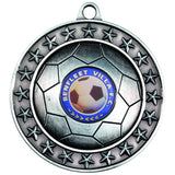 FOOTBALL MEDAL LARGE (1in CENTRE)