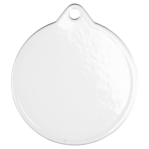 PLAIN WHITE ROUND MEDAL USED FOR SUBLIMATION