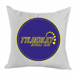 TYLDESLEY NETBALL CLUB CANVAS CUSHION (40cm x 40cm)