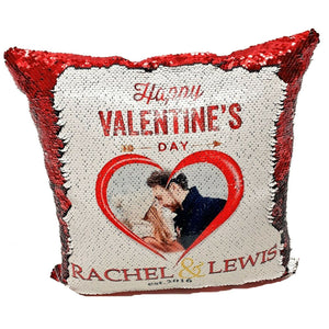 PERSONALISED VALENTINES DAY CUSHION (40cm x 40cm)