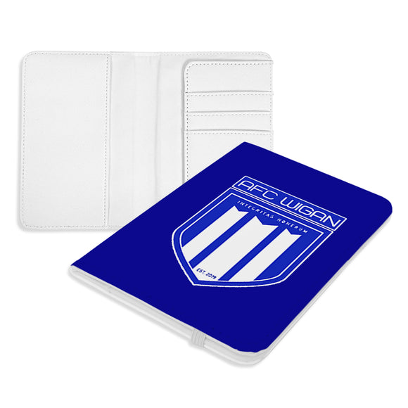 AFC WIGAN PERSONALISED PASSPORT COVER